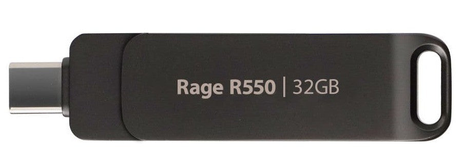 PATRIOT MEMORY Rage R550 32GB USB 3.2 GEN 1 Swing Type A+C 2-in-1