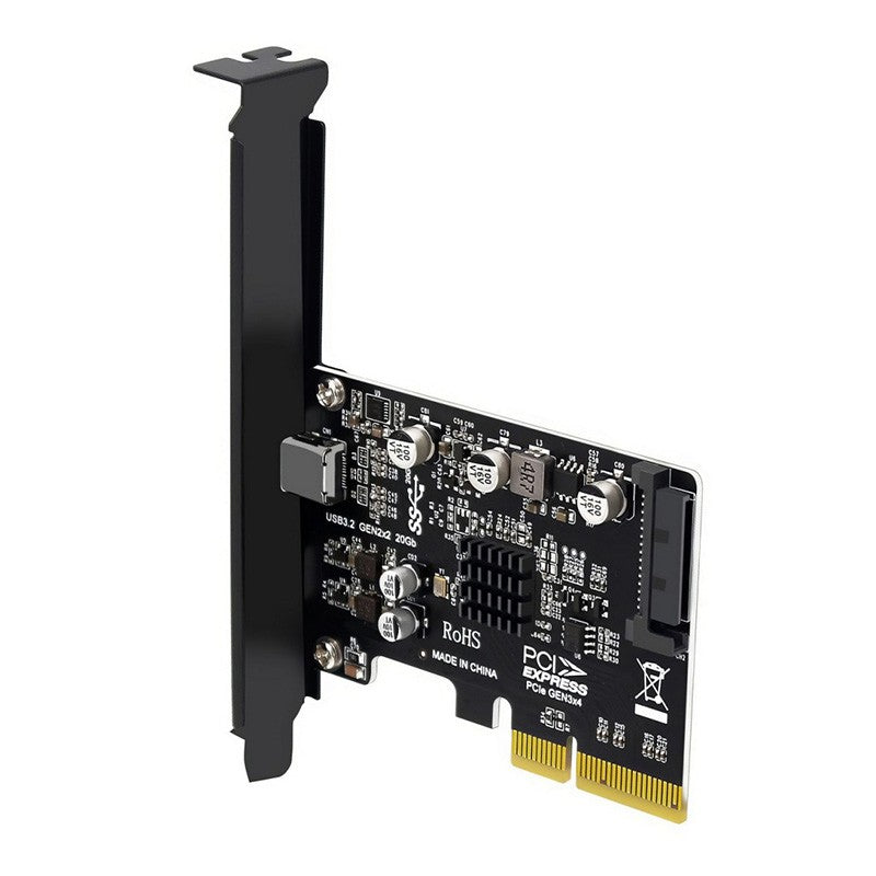Simplecom PCIe x4 to USB 3.2 Gen2x2 20Gbps USB-C Expansion Card