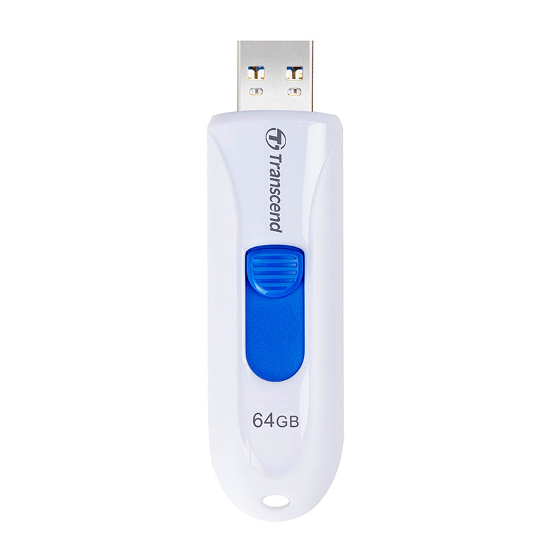 Transcend JetFlash 790 64GB USB 3.1 Gen 1 Flash Drive - White