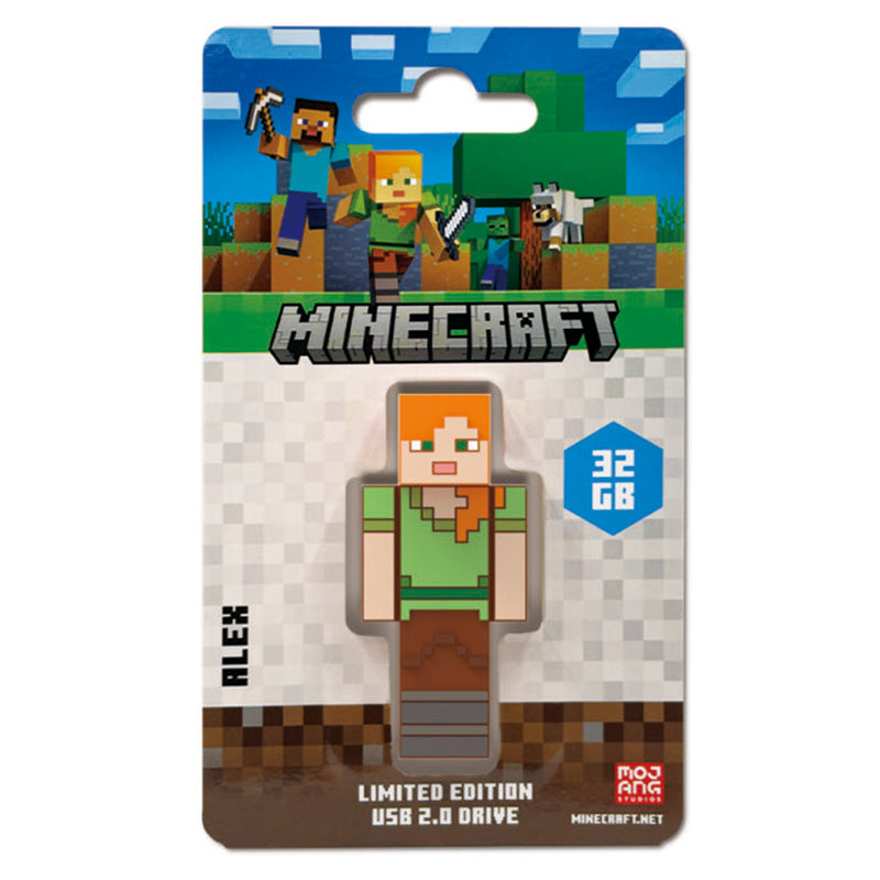 Verbatim 32GB Minecraft Collector's Edition USB 2.0 Flash Drive - Alex