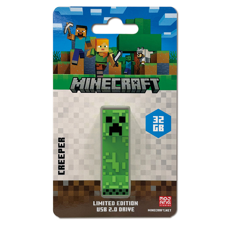Verbatim 32GB Minecraft Collector's Edition USB 2.0 Flash Drive - Creeper