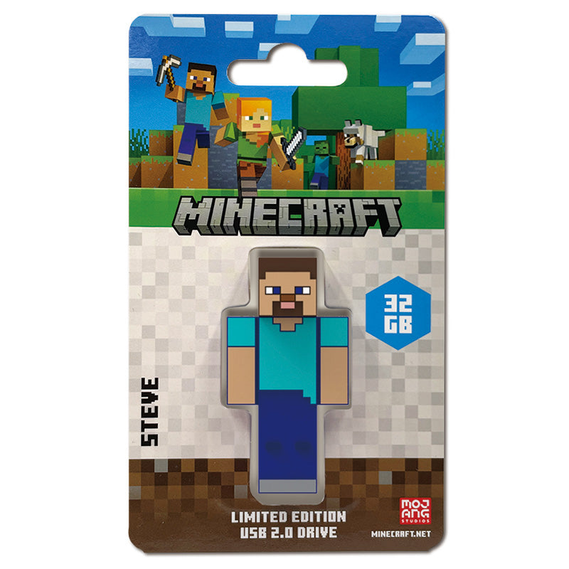 Verbatim 32GB Minecraft Collector's Edition USB 2.0 Flash Drive - Steve