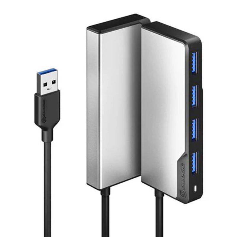 Alogic USB-A Fusion Swift 4-in-1 Hub - Space Grey