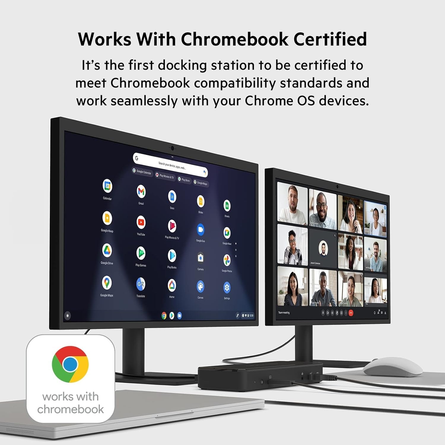 Belkin 14-port USB-C Docking Station 65W PD 4K Display 2x HDMI 2xDisplay Port Chromebook Certified