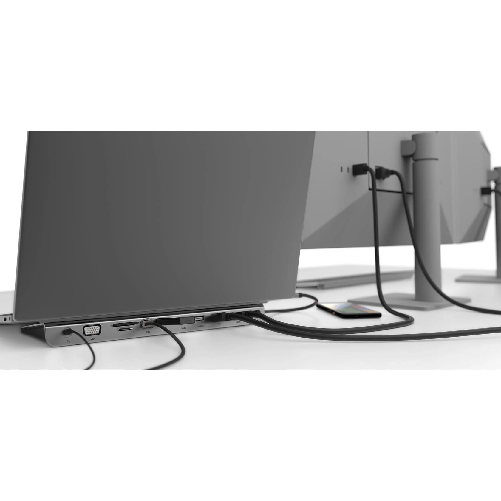 Belkin Connect 11-in-1 USB-C Dock 100W PD 4K HDMI USB-C USB-A audio SD GbE 4K multimedia hub