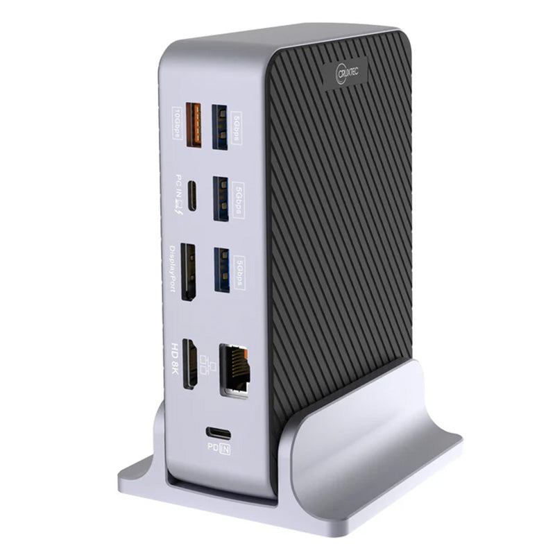 Cruxtec Universal 15-in-1 USB-C Multifunctional Docking Station