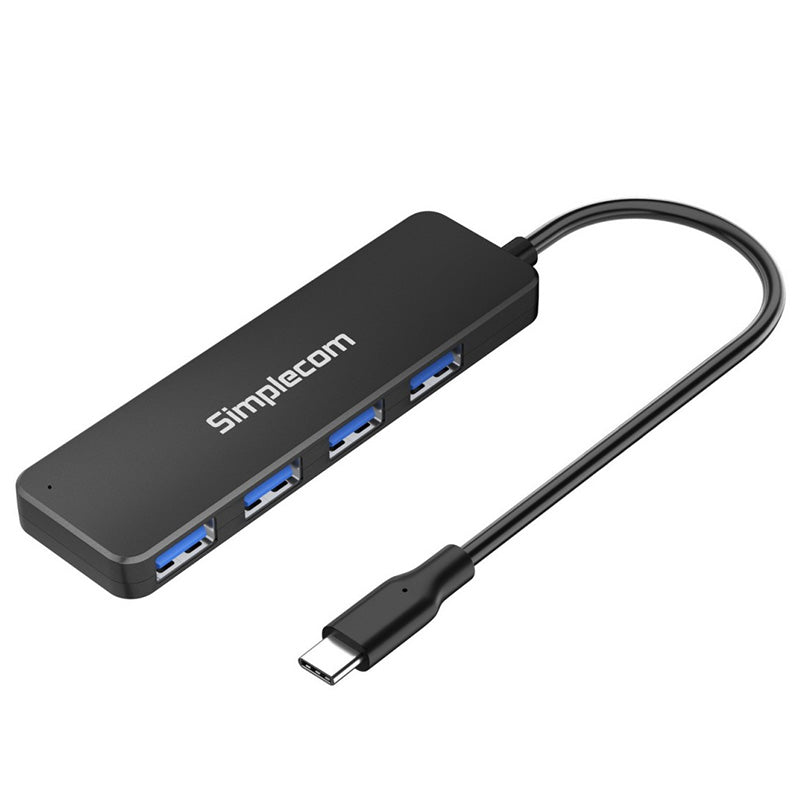 Simplecom 4 Port USB-A to Compact USB-C Hub