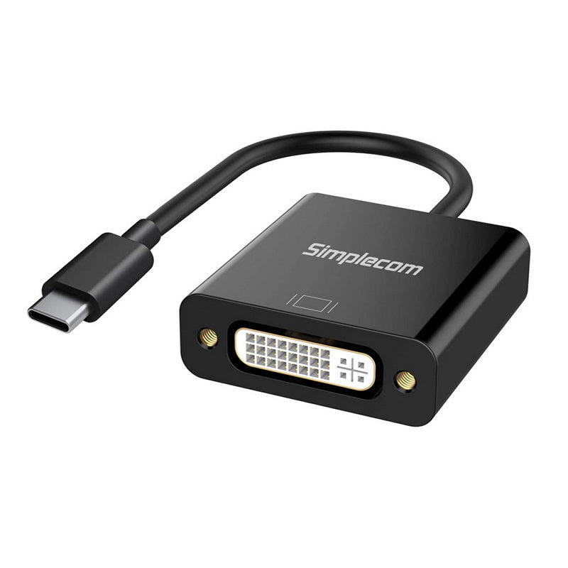 Simplecom USB-C to DVI Adapter Full HD 1080p