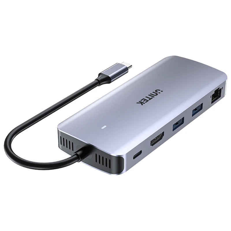 Unitek 6-in-1 USB-C Hub with M.2 SSD Enclosure - Space Grey