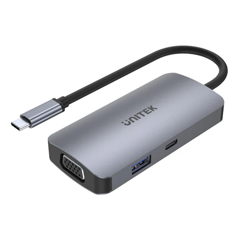 Unitek USB Type-C Hub Support Three Monitor Display MST HDMI/VGA/USB Docking Station