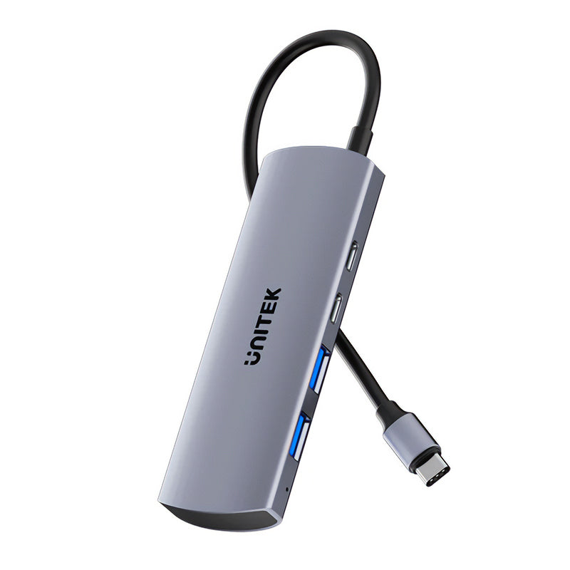 Unitek uHUB Q4 4-in-1 10Gbps USB-C Hub with 2 USB-A and 2 USB-C Ports
