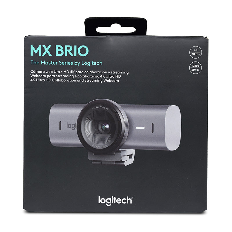 Logitech MX BRIO 4k Ultra HD Webcam - Graphite