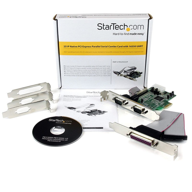 StarTech 2S1P PCIe Parallel Serial Combo Card