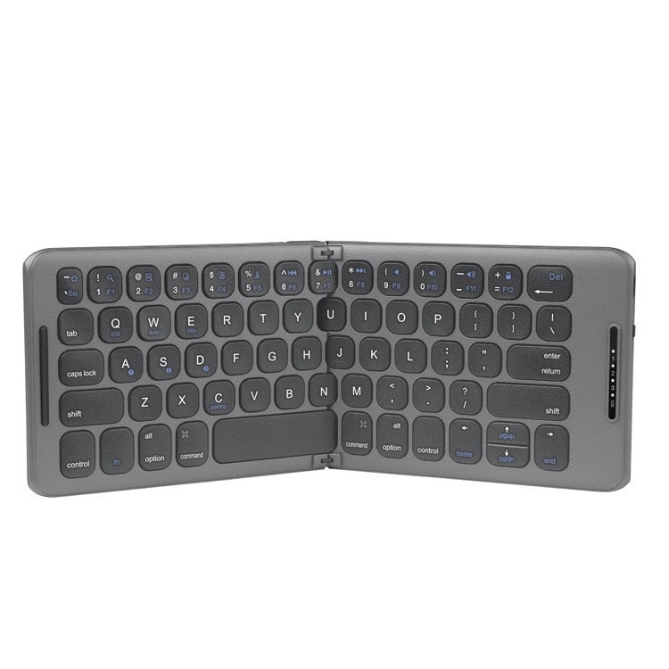 B088 Two fold Three mode Wireless Bluetooth Keyboard Mobile Tablet Portable Small Language Folding Keyboard