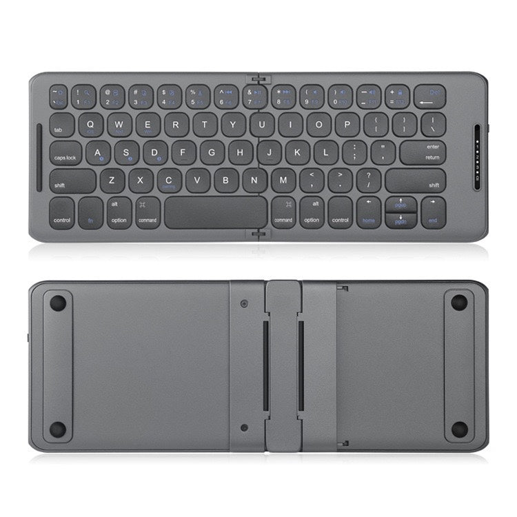 B088 Two fold Three mode Wireless Bluetooth Keyboard Mobile Tablet Portable Small Language Folding Keyboard