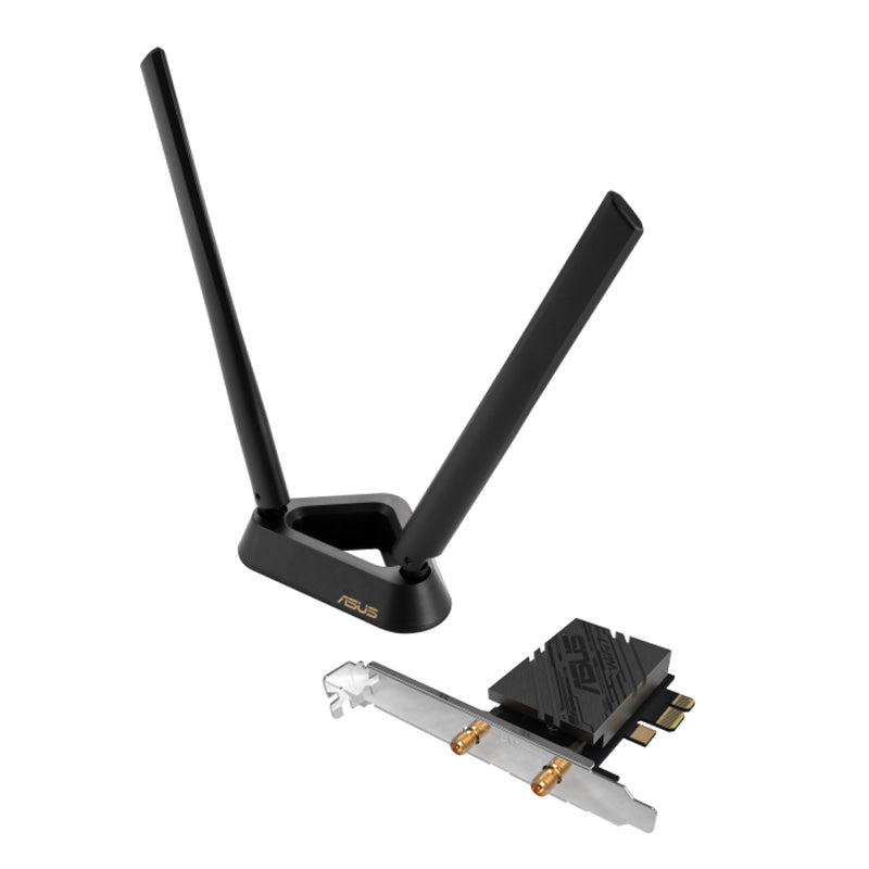 Asus WiFi 7 PCIe Adapter with 2 External Antennas