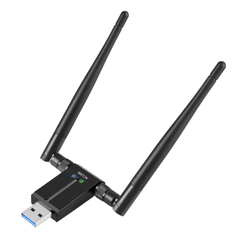 1300M dual-band 2.4G/5G Gigabit wireless network card WIFI signal reception extended transmitter USB3.0 Adapter