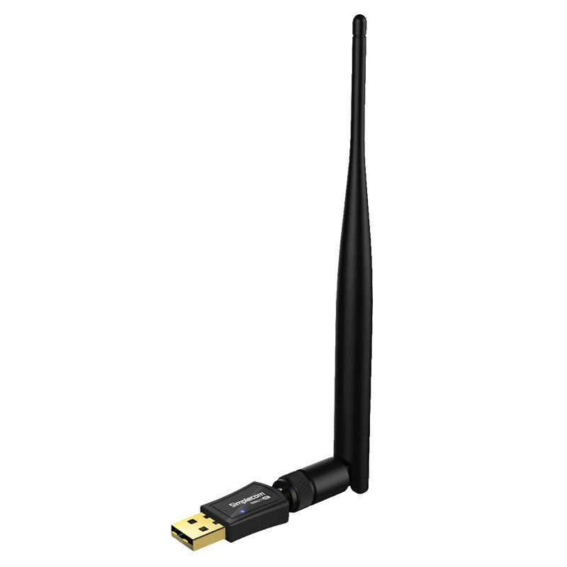 Simplecom AC600 WiFi Dual Band USB Adapter with 5dBi High Gain Antenna