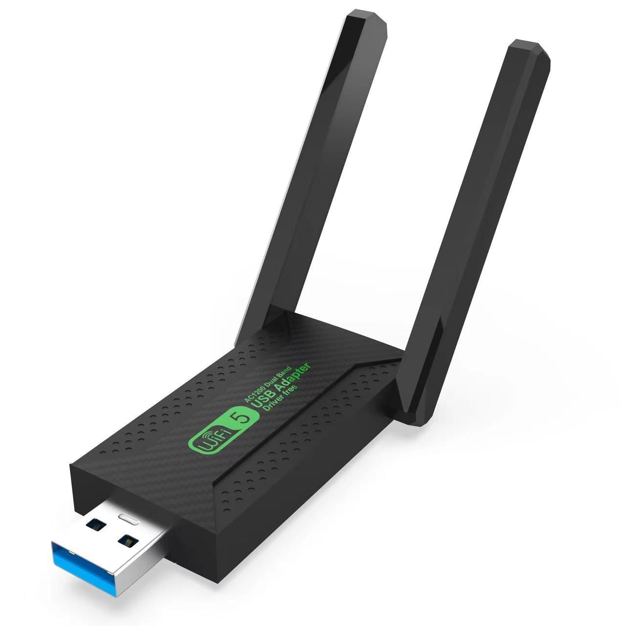 USB Driver free wireless network 1200M dual-frequency computer wifi receiver 5G / 2.4G
