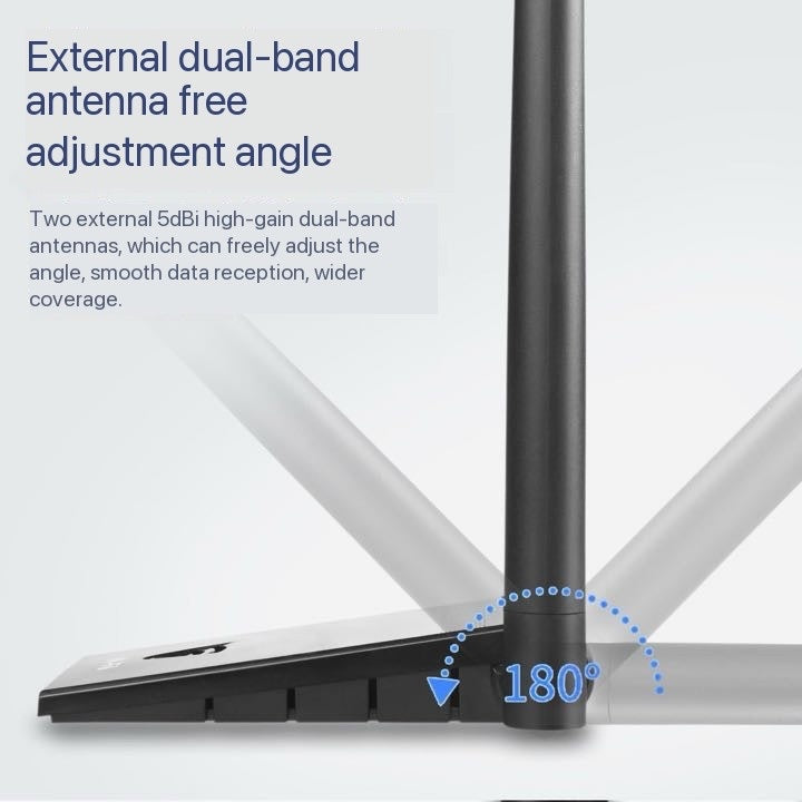 WiFi6 USB wireless driver-free 1800 M wireless receiver wireless WiFi receiver