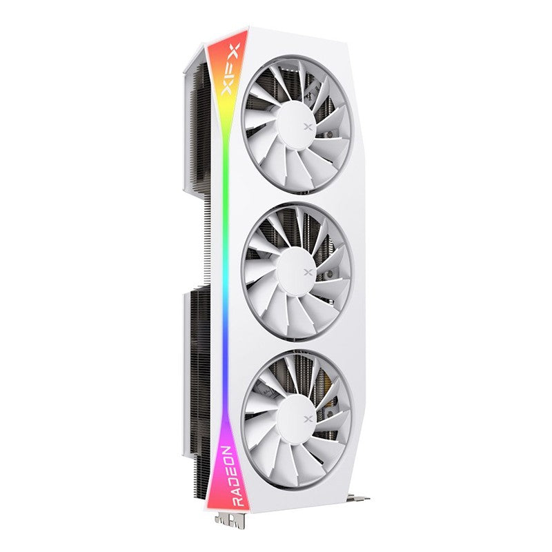 XFX Mercury AMD Radeon RX 9070 XT OC White Magnetic Air Edition with RGB 16G Graphics Card