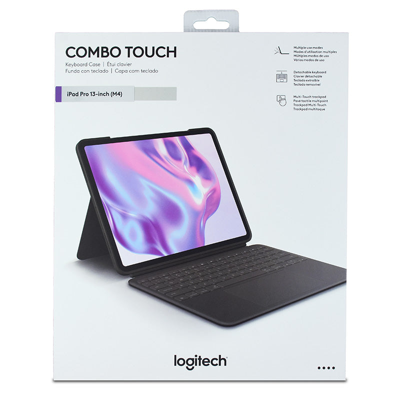 Logitech Combo Touch Keyboard Case for iPad Pro 13in - Graphite