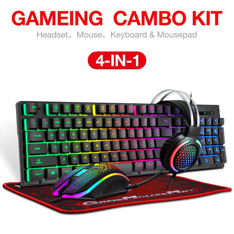 Thunderwolf Four-In-One Gaming Combo