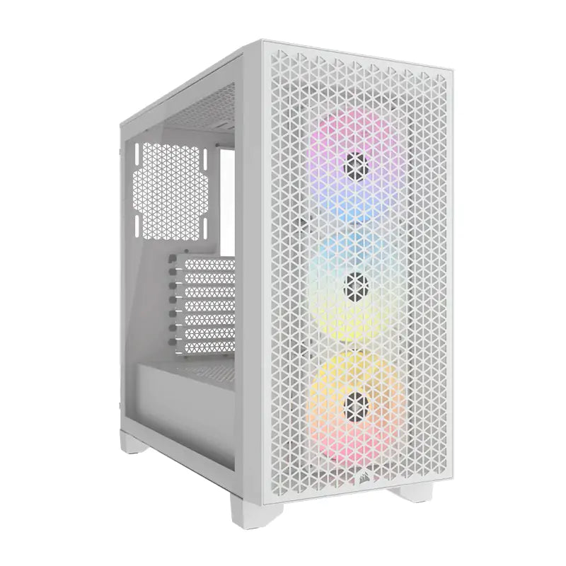 Corsair 3000D RGB AIRFLOW Mid-Tower ATX Case - White