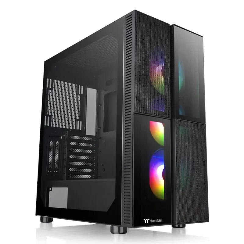 Thermaltake Versa T26 TG ARGB Mid Tower E-ATX Case - Black