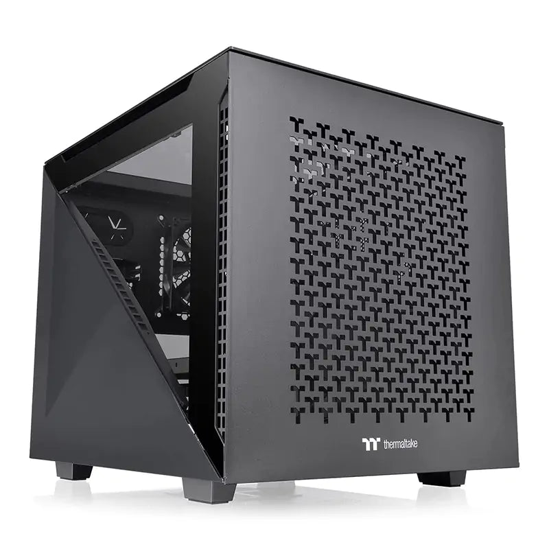 Thermaltake Divider 200 TG Air mATX Case - Black