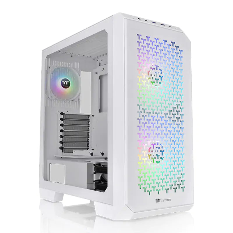 Thermaltake View 300 MX TG Mid Tower E-ATX Case - White