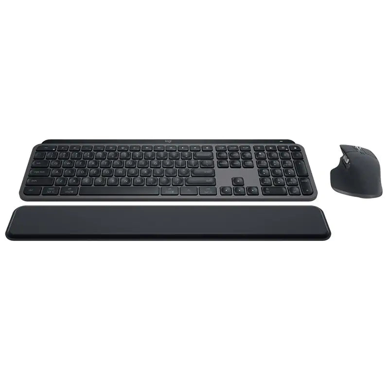 Logitech MX Keys S Bluetooth Combo Keyboard,Mouse,Palm Rest - Graphite