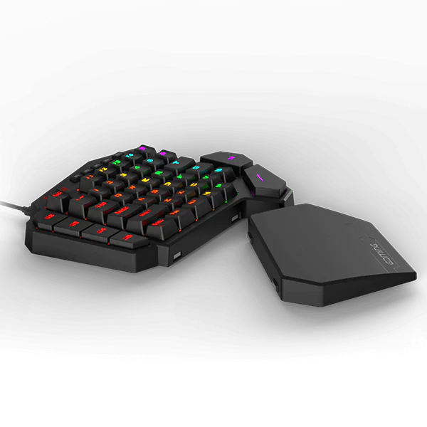 Redragon K585 DITI One-Handed RGB Mechanical Gaming Keyboard,Brown Switch