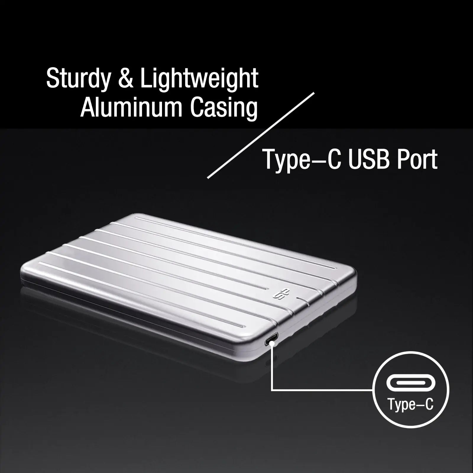 Silicon Power 2TB A75 Scratch Resistant & Waterproof USB C External Hard Drive For PC,MAC,XBOX,PS4,PS5