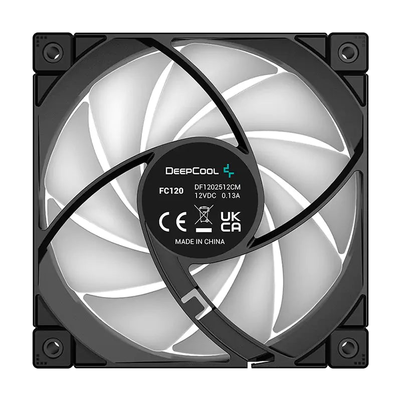 DeepCool FC120 120mm ARGB PWM Fan 3 Pack - Black