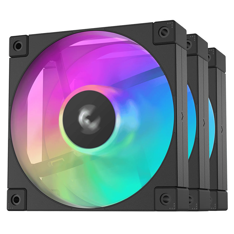 DeepCool FD12 ARGB 3-in-1 Performance 120mm Fan - 3 Pack