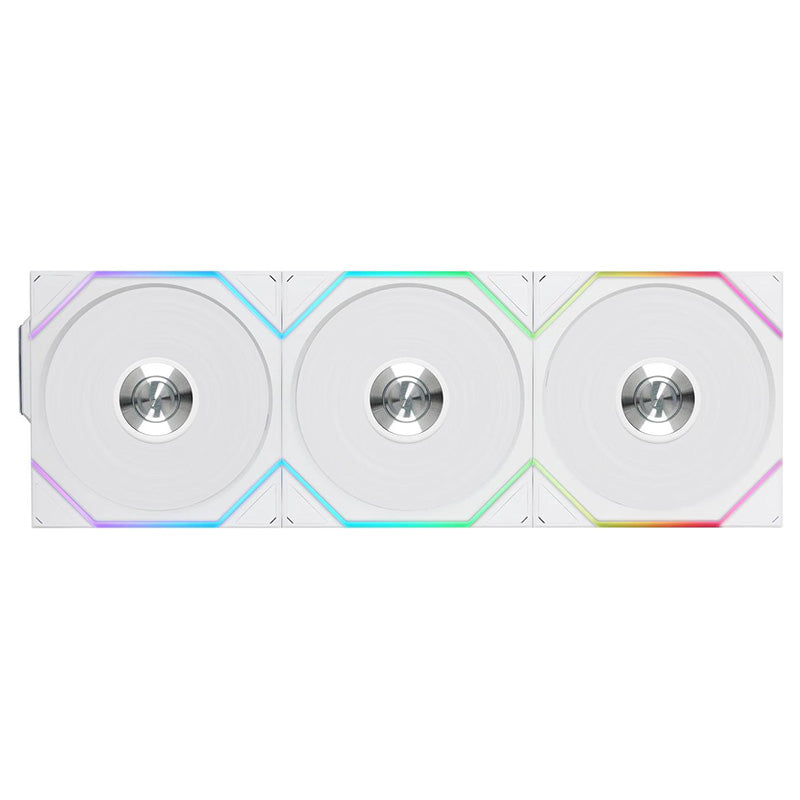 Lian Li UNI FAN TL 120 Wireless 120mm RGB 4-Pin PWM Fan - White - 3 Pack