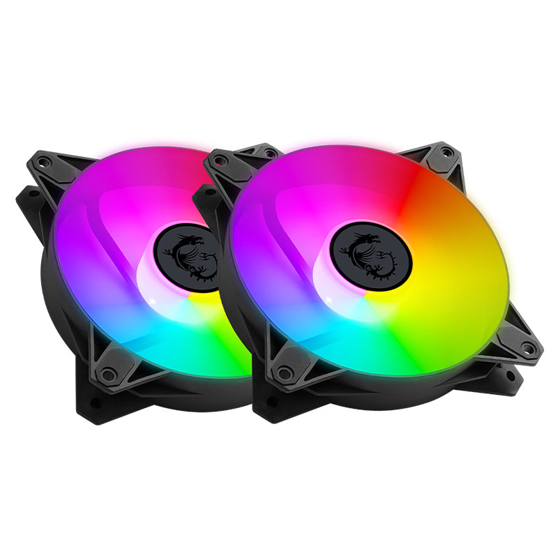 MSI MPG F120 ARGB 120mm Case Fan - 2 Pack