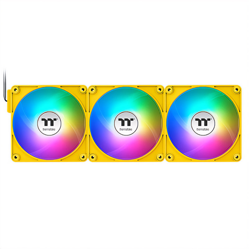 Thermaltake CT120 EX Reverse Blades 120mm ARGB Bumblebee PWM Fan - 3 Pack