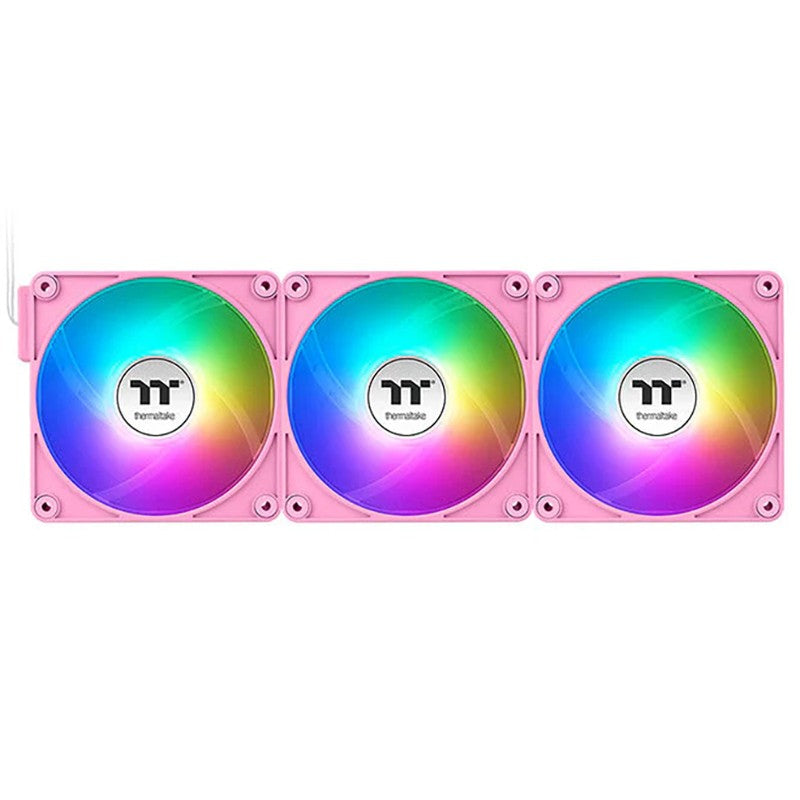 Thermaltake CT120 EX Reverse Blades ARGB 120mm PWM Pink Fan - 3 Pack