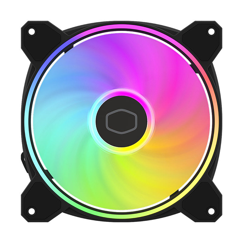 Cooler Master MasterFan MF140 HALO² Dual Loop ARGB PWM Case Fan - Black