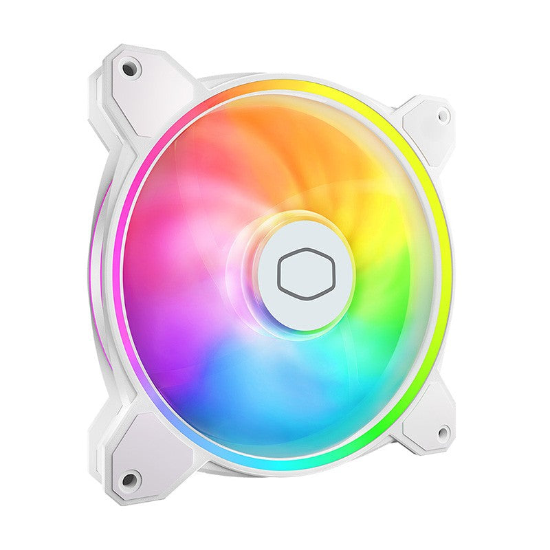 Cooler Master MasterFan MF140 HALO² Dual Loop ARGB PWM Case Fan - White
