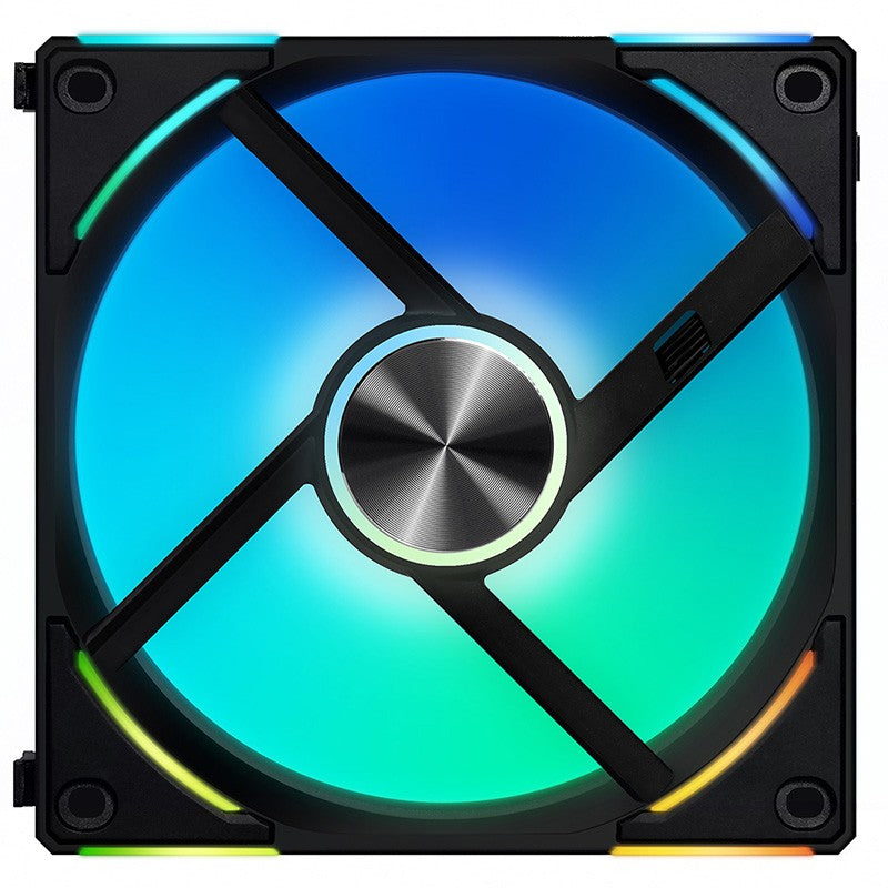 Lian Li Unifan AL140 V2 140mm 1600RPM ARGB PWM Fan Black - 1 Pack