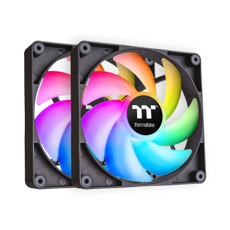 Thermaltake CT140 140mm ARGB PWM Cooling Fan 2 Pack - Black