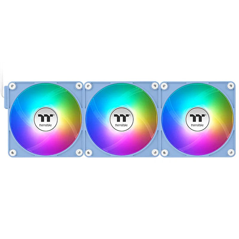 Thermaltake CT140 EX Reverse Blades ARGB 140mm PWM Hydrangea Blue Fan - 3 Pack