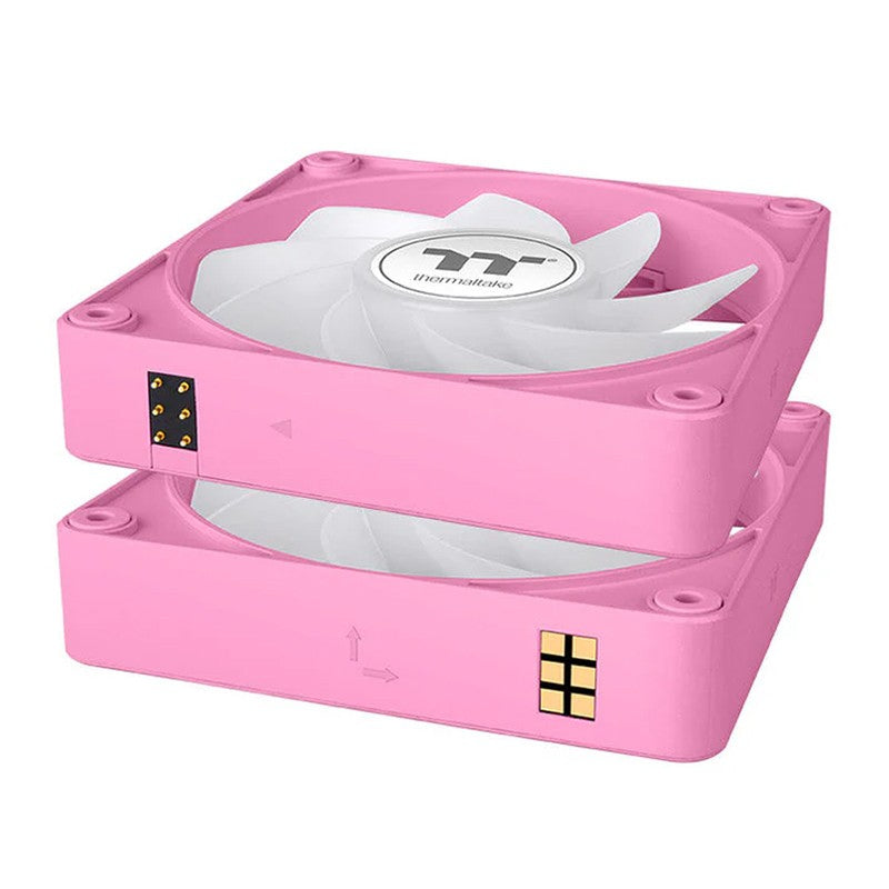 Thermaltake CT140 EX Reverse Blades ARGB 140mm PWM Pink Fan - 3 Pack