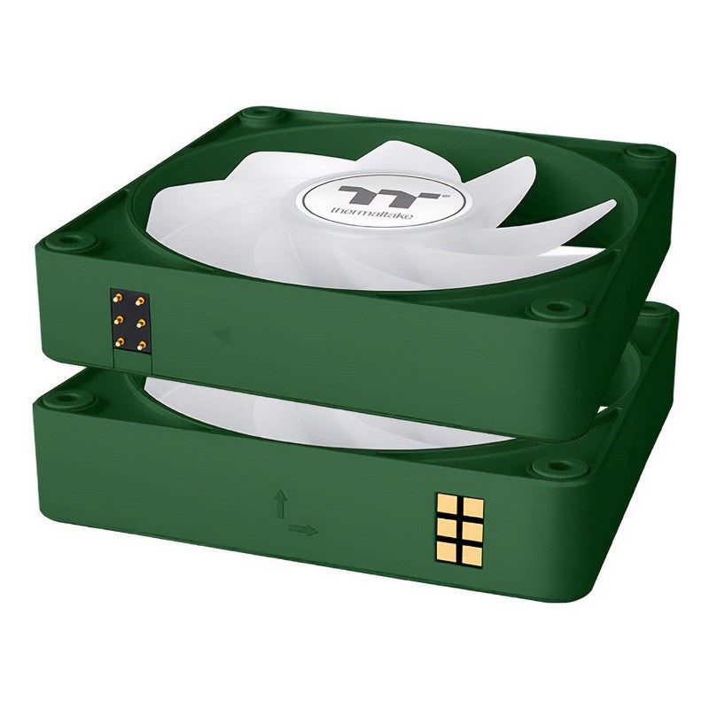 Thermaltake CT140 EX Reverse Blades ARGB 140mm PWM Racing Green Fan - 3 Pack