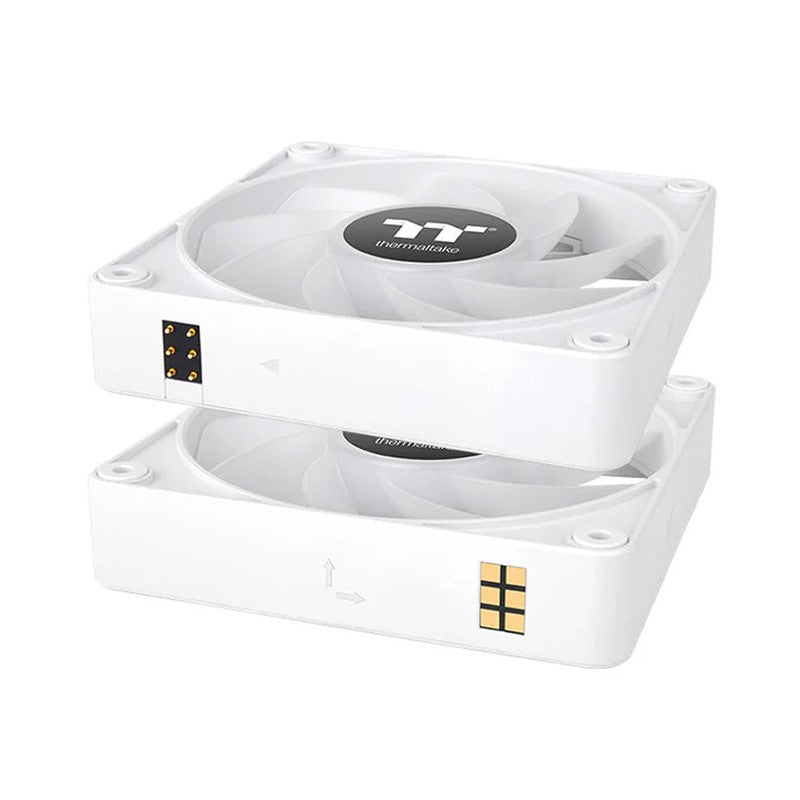 Thermaltake CT140 EX Reverse Blades ARGB 140mm PWM White Fan - 3 Pack