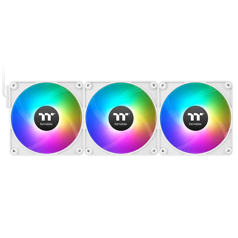 Thermaltake CT140 EX Reverse Blades ARGB 140mm PWM White Fan - 3 Pack