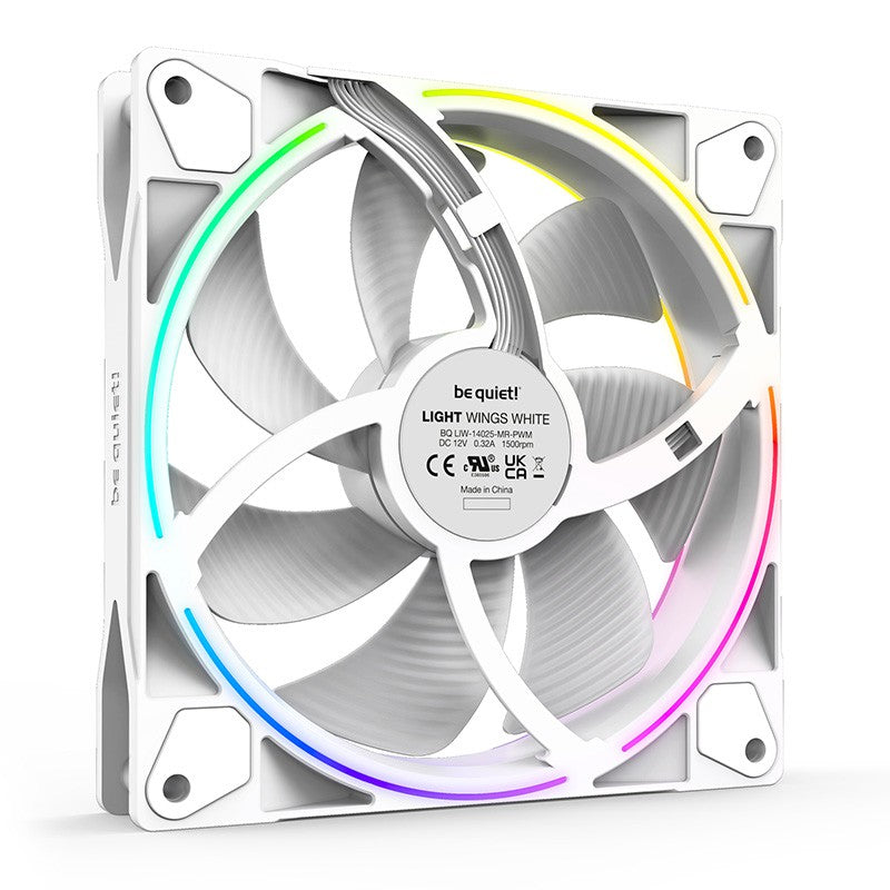 be quiet! Light Wings 140mm White PWM Fan - 3 Pack